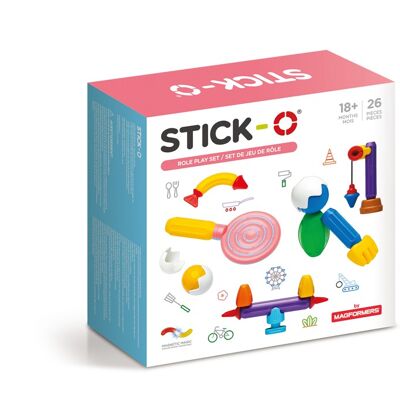 Stick-O - Set de jeu de rôle (16 modèles)