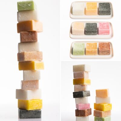 33 cubes parfumés différents | cubes d'ambre du Maroc