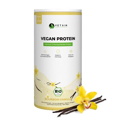 Vaniglia proteica vegana vegana