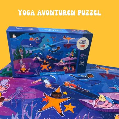 Puzzle de yoga monde sous-marin - puzzle de yoga