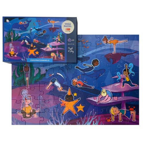 Yoga puzzle underwater world - yoga puzzle