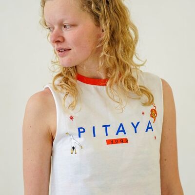 Cropped Yoga T-shirt 'PITAYA YOGA'