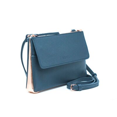 CHIKA | SAPPHIRE | Crossbody Handbag Blue | leather