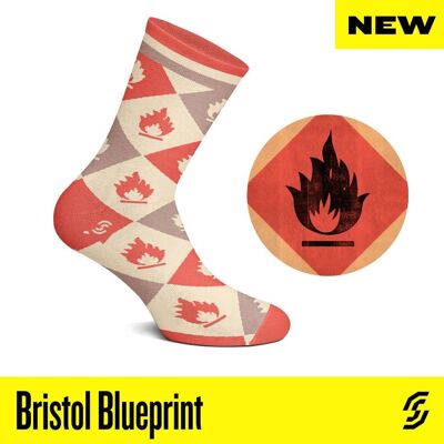 Bristol Blueprint Socks