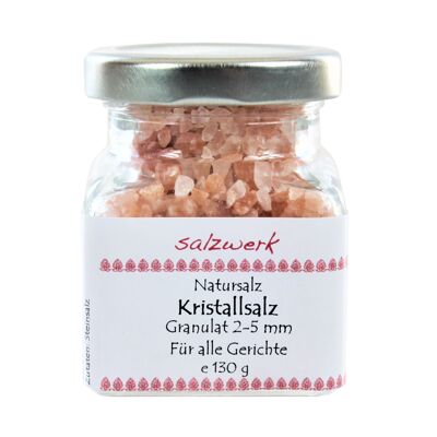 Crystal salt rock salt granules