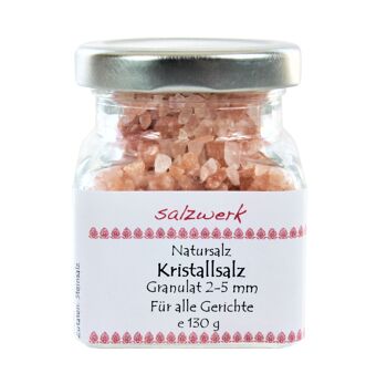 Granulés de sel gemme cristallisé