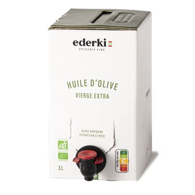 Organic extra virgin olive oil BIB 3L