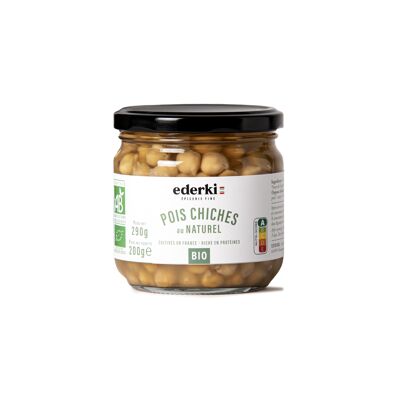 Organic natural chickpeas 290g