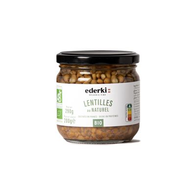 Organic natural lentils