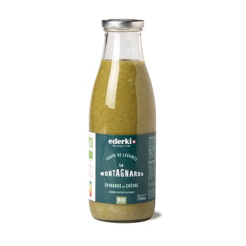 Soupe épinard chèvre - la montagnarde bio 75cl