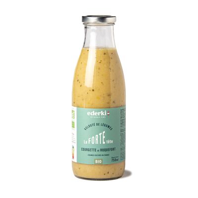 Soupe courgette roquefort - la forte tête bio 75cl