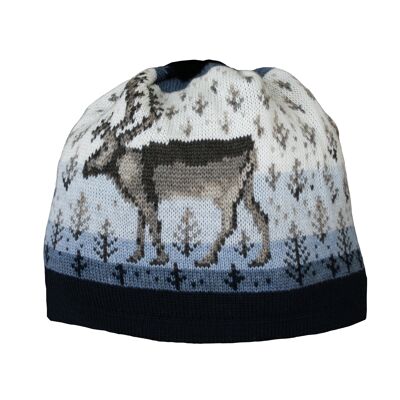 Reindeer Beanie Round