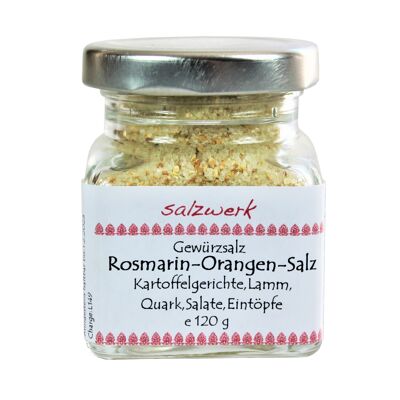 Rosemary orange salt