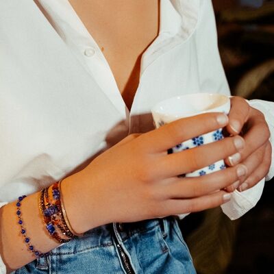 Bracelet indie lapis lazuli Intuitive