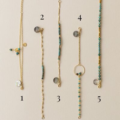 Bracelets turquoises Vivante - 4. Le cercle