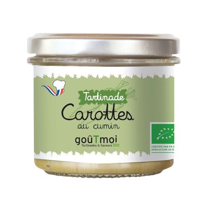 Tartinade végétale bio Carottes - Cumin