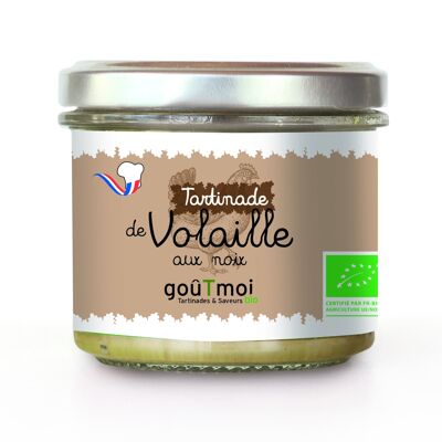 Tartinade de volailles bio aux noix