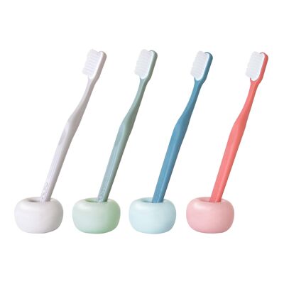 Porte brosse à dents en céramique 4 couleurs