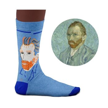 Chaussettes Autoportrait de Van Gogh 2