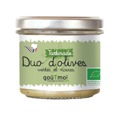 Tartinade végétale bio Duo olives vertes et noires