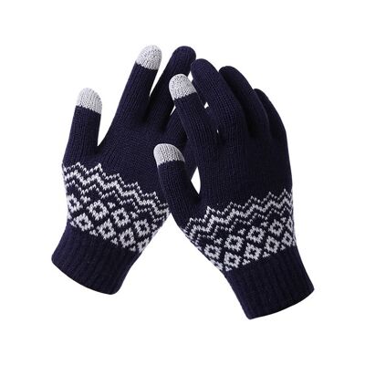 Gants tricotés | gants en laine | Diverses couleurs | Dames