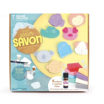 Diy - coffret atelier savon animaux