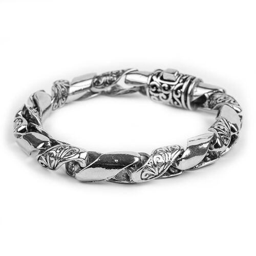 zilveren armband | gevlochten armband | bloemen | 925 zilver | 18 cm | 20 cm |