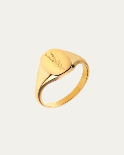 Anillo Alexia Gold -    Flor de Menta  -