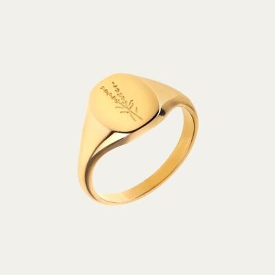 Anillo Alexia Gold -    Flor de Menta  -