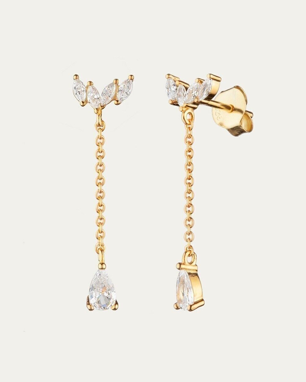 ORECCHINI ADRIANA ORO - Paio - Fiore Menta -