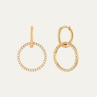 Aros theresa gold - Flor de Menta -