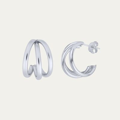 Boucles d'oreilles en argent Nala - Fleur de menthe -