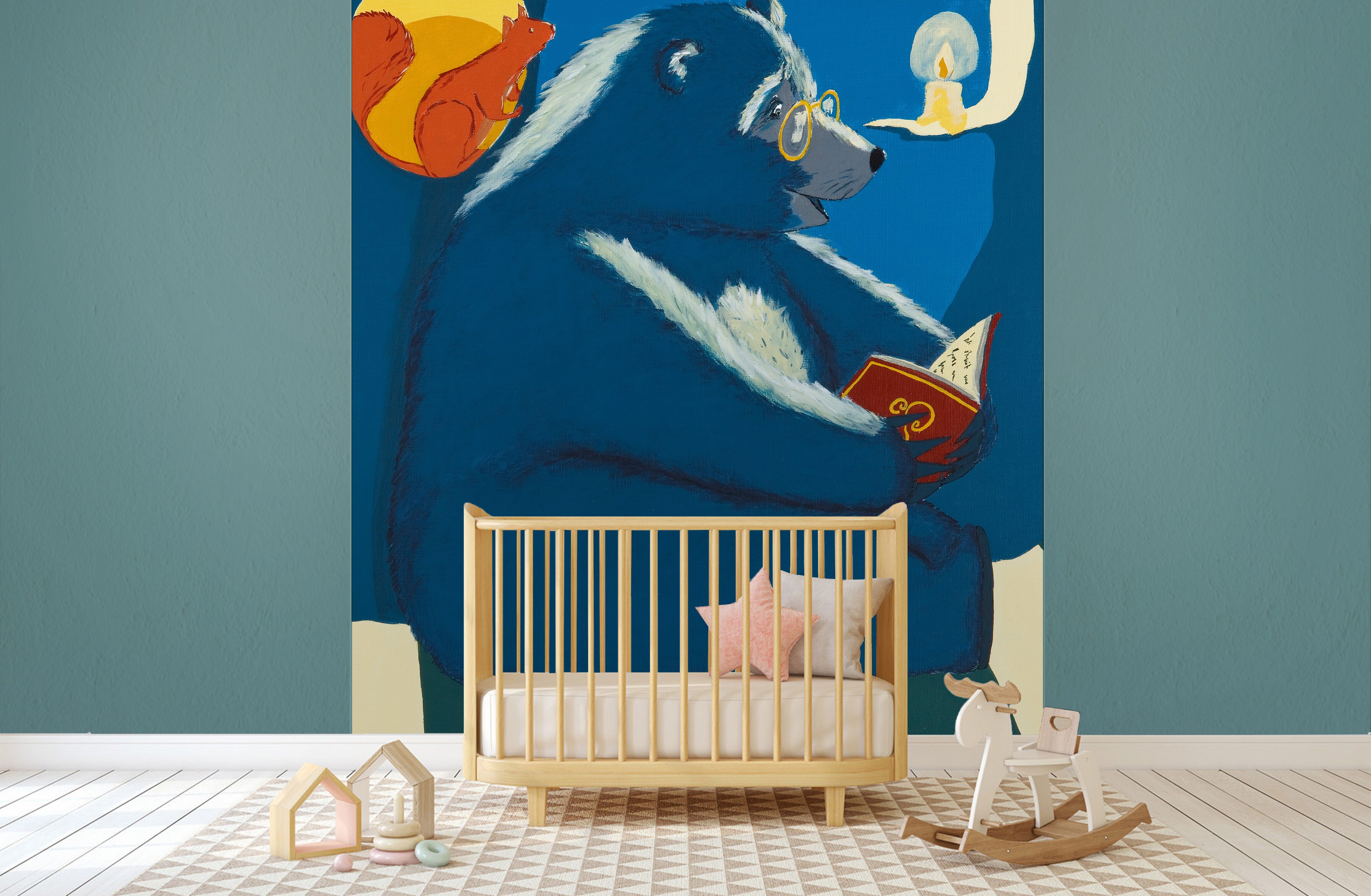 Carta da parati in tessuto non tessuto: Maestro orso