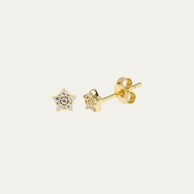 PENDIENTES AMÉLIE GOLD - Par - Flor de Menta -