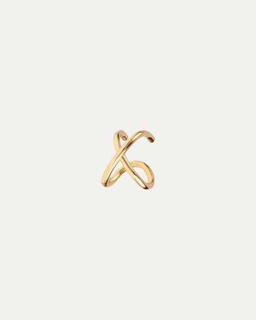 Ear cuff yuri gold -    Flor de Menta  -