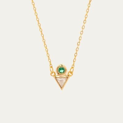 Collier or Sally - Fleur de Menthe -