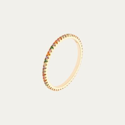 Daniella Gold Ring - 16 - Mint Flower -