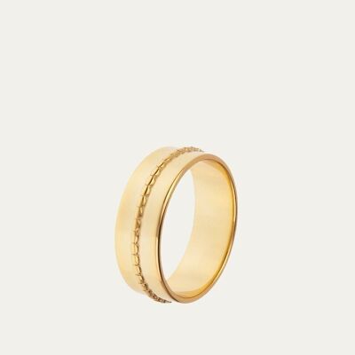Berta Gold Ring - 18 - Mint Flower -