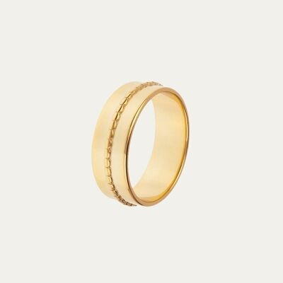 Berta Gold Ring - 14 - Mint Flower -