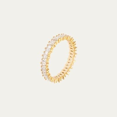 Gabriella Gold Ring - Mint Flower -