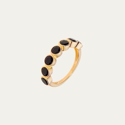 Anillo Tamara Black Gold - 16 -    Flor de Menta  -