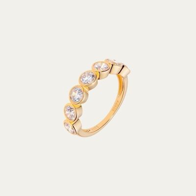 Tamara Ring aus Weißgold - 16 - Minze Blume -