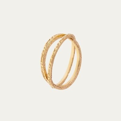 Anillo Sira Gold - 12 -    Flor de Menta  -