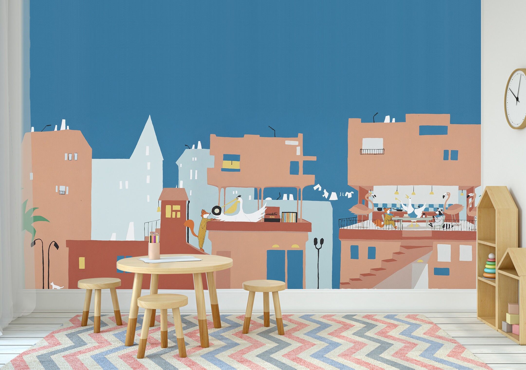 Carta da parati in tessuto non tessuto: DJ pellicano