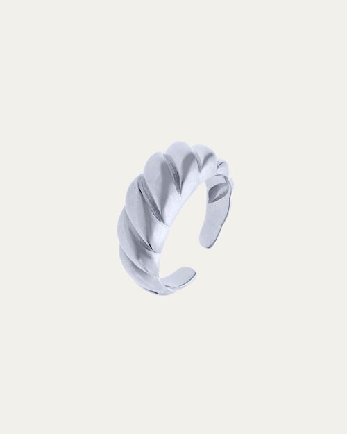 Anillo Ajustable Lucia Silver -    Flor de Menta  -