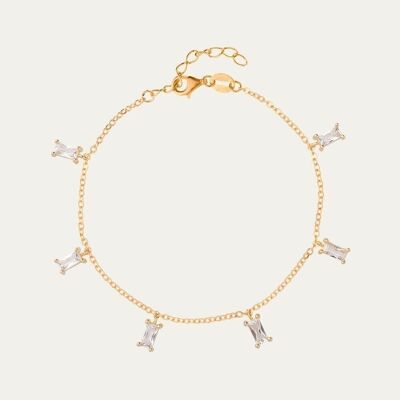 Elsa gold bracelet - Mint Flower -