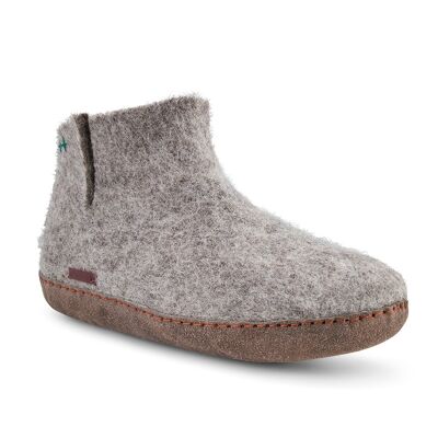 Classic Boot, suede sole, Grey