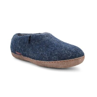 Classic Shoe, suede sole, Blue