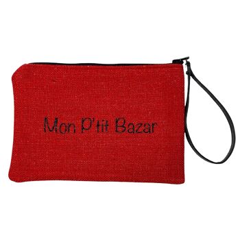 Pochette M, Mon p'tit bazar, anjou rouge