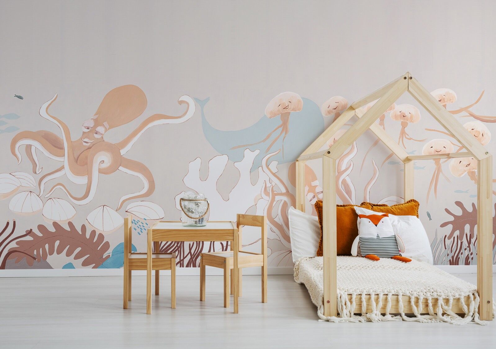 Carta da parati in tessuto non tessuto: il mio polpo